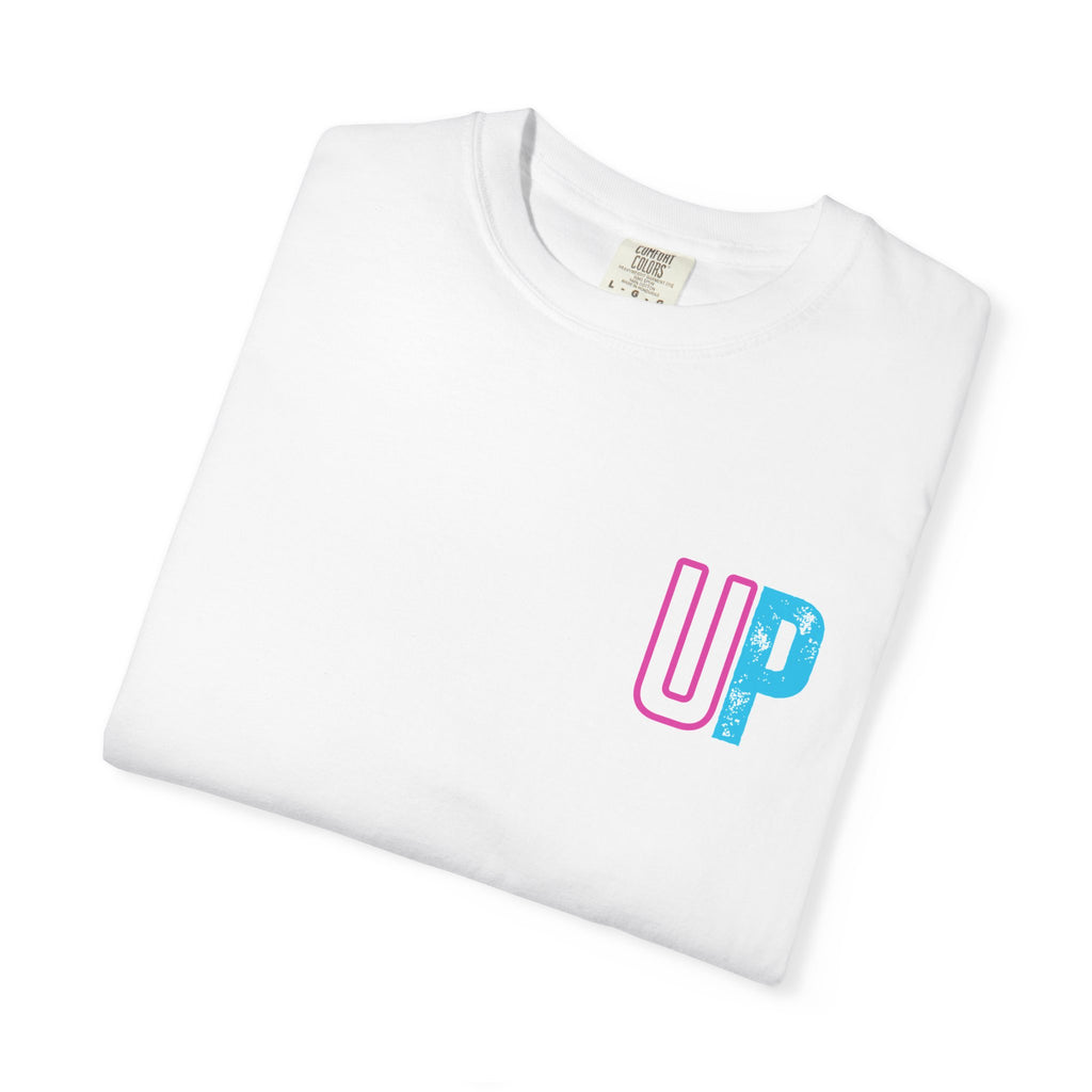 UP Block Logo T-Shirt – Minimal Chest Graphic, Casual Streetwear