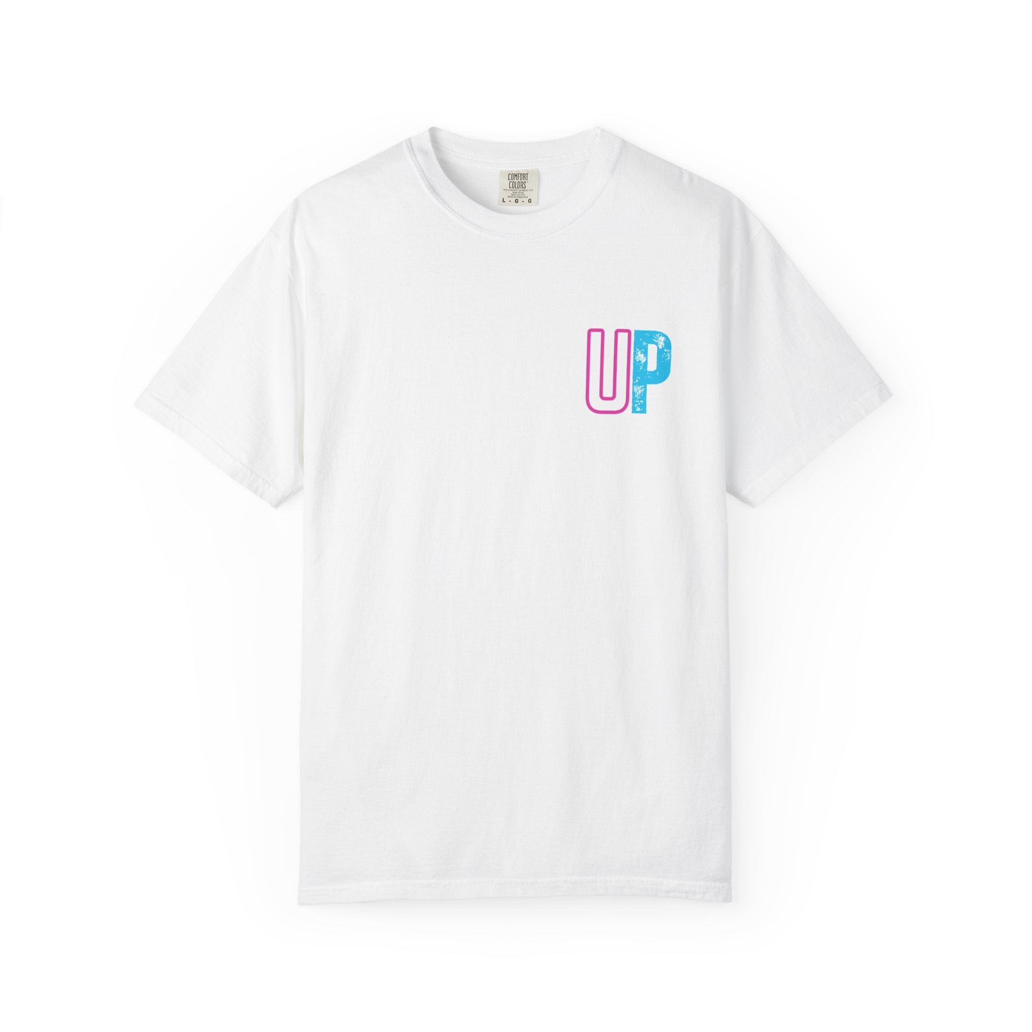 UP Block Logo T-Shirt – Minimal Chest Graphic, Casual Streetwear