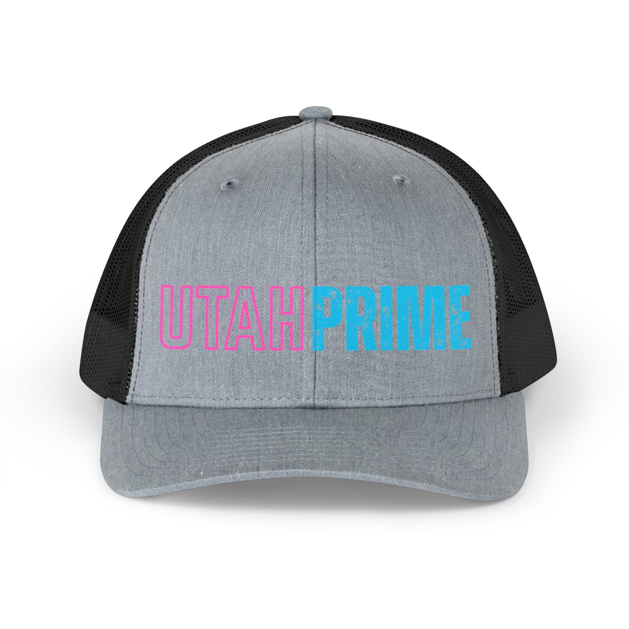 Utah Prime Trucker Hat | Retro Two-Tone Logo, Mesh Back