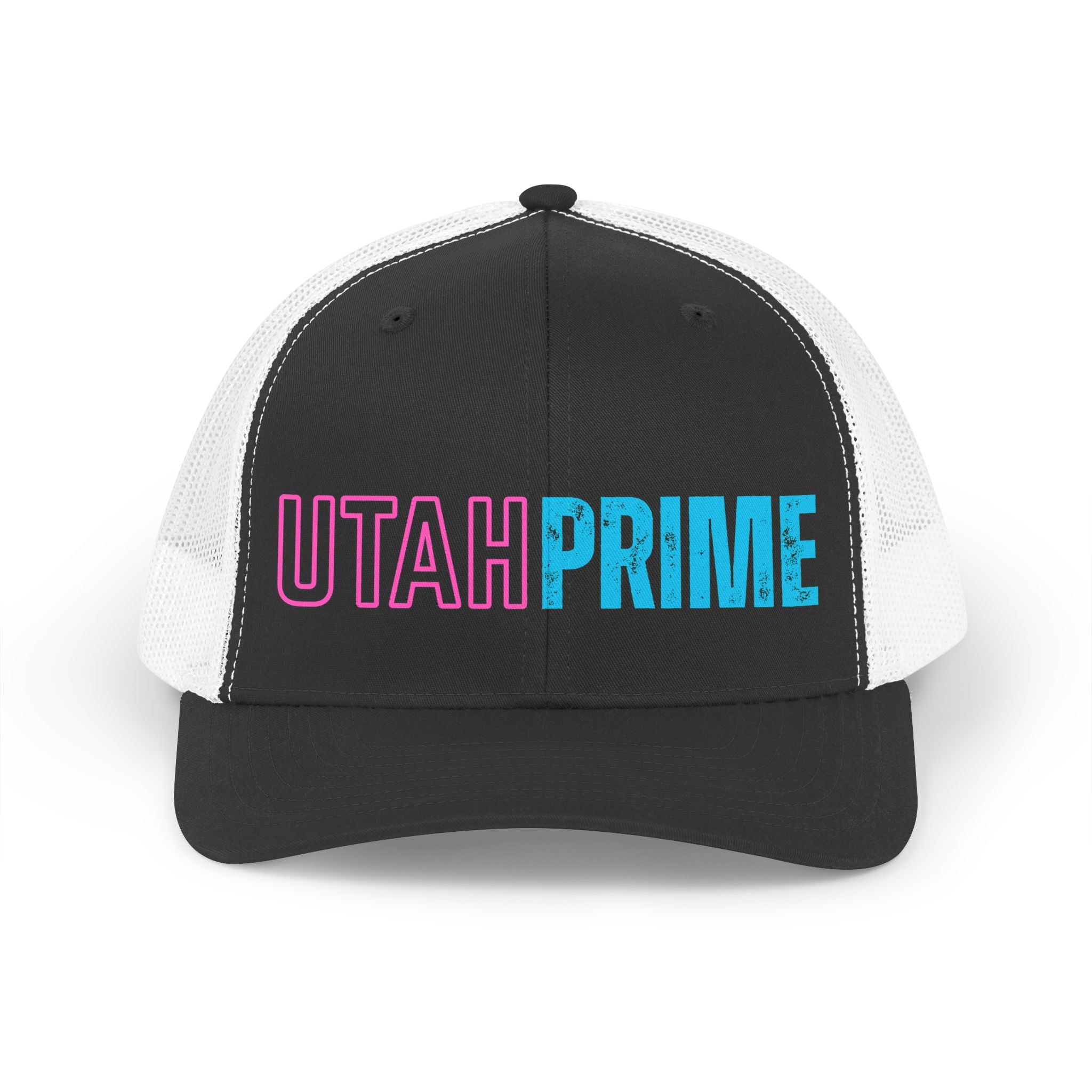 Utah Prime Trucker Hat | Retro Two-Tone Logo, Mesh Back