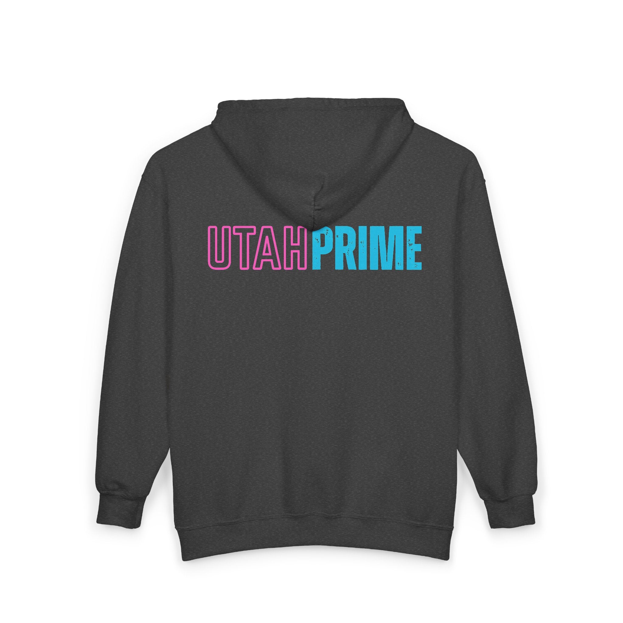 Utah Prime Hoodie Jacket | Block Neon Text