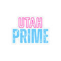 Utah Prime Die-Cut Outdoor Sticker — Waterproof Transparent Vinyl