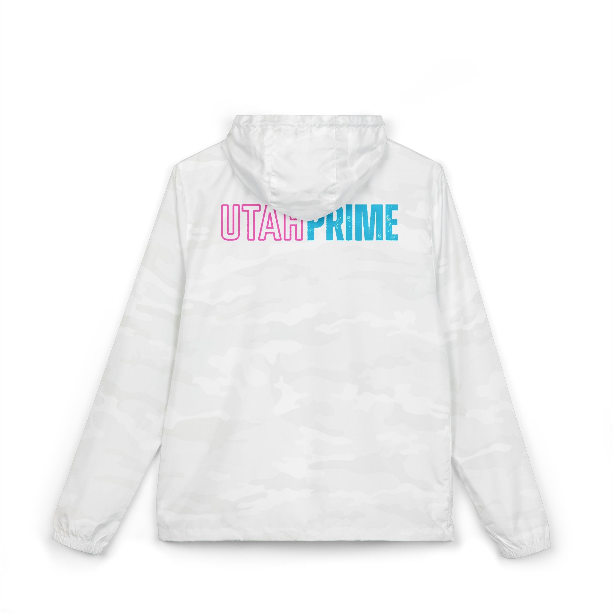 Block 'Prime' Windbreaker | Distressed Neon UP Logo