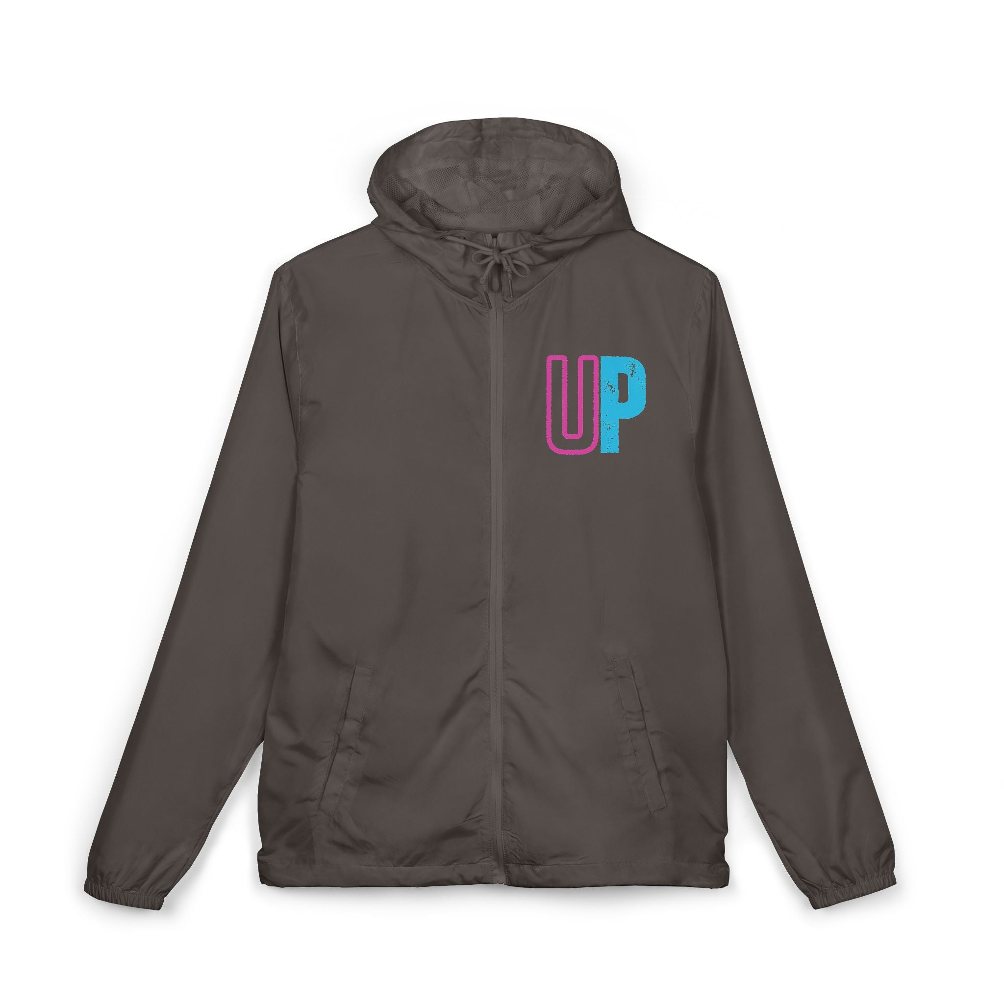 Block 'Prime' Windbreaker | Distressed Neon UP Logo