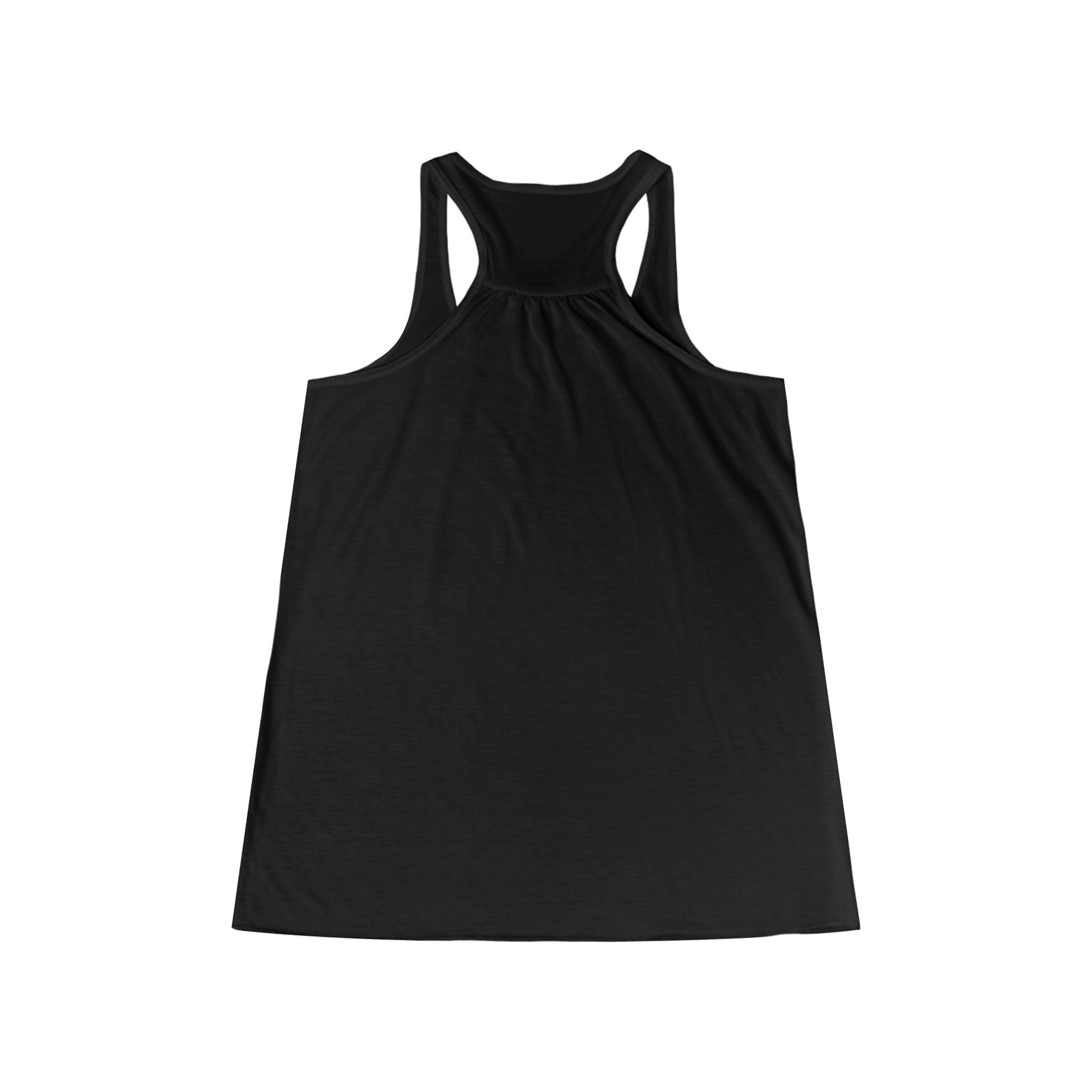 Prime script tank top | white racerback tank with teal retro script
