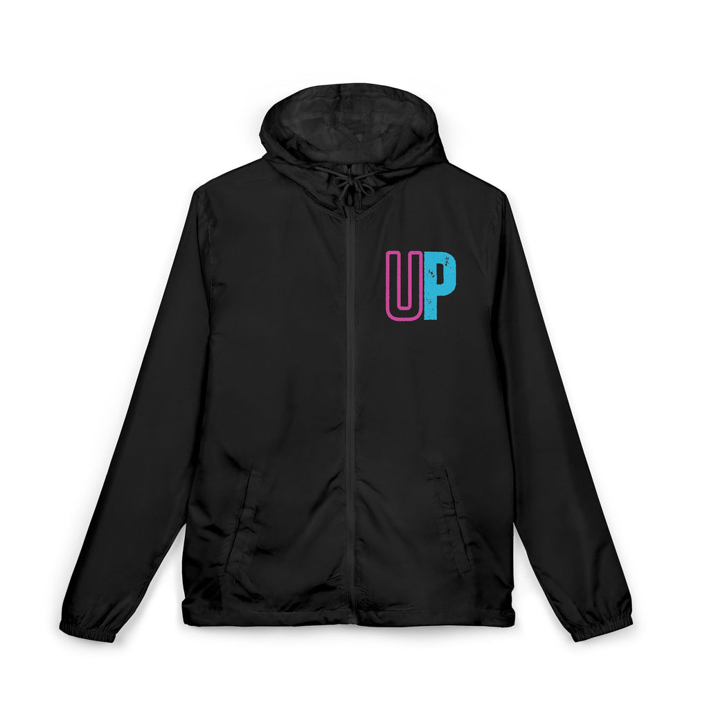 Block 'Prime' Windbreaker | Distressed Neon UP Logo