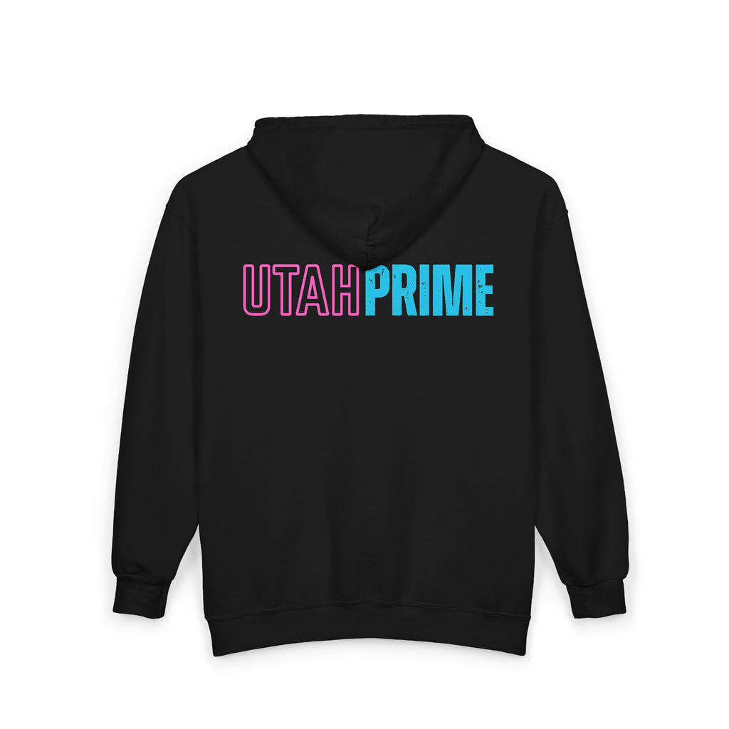 Utah Prime Hoodie Jacket | Block Neon Text