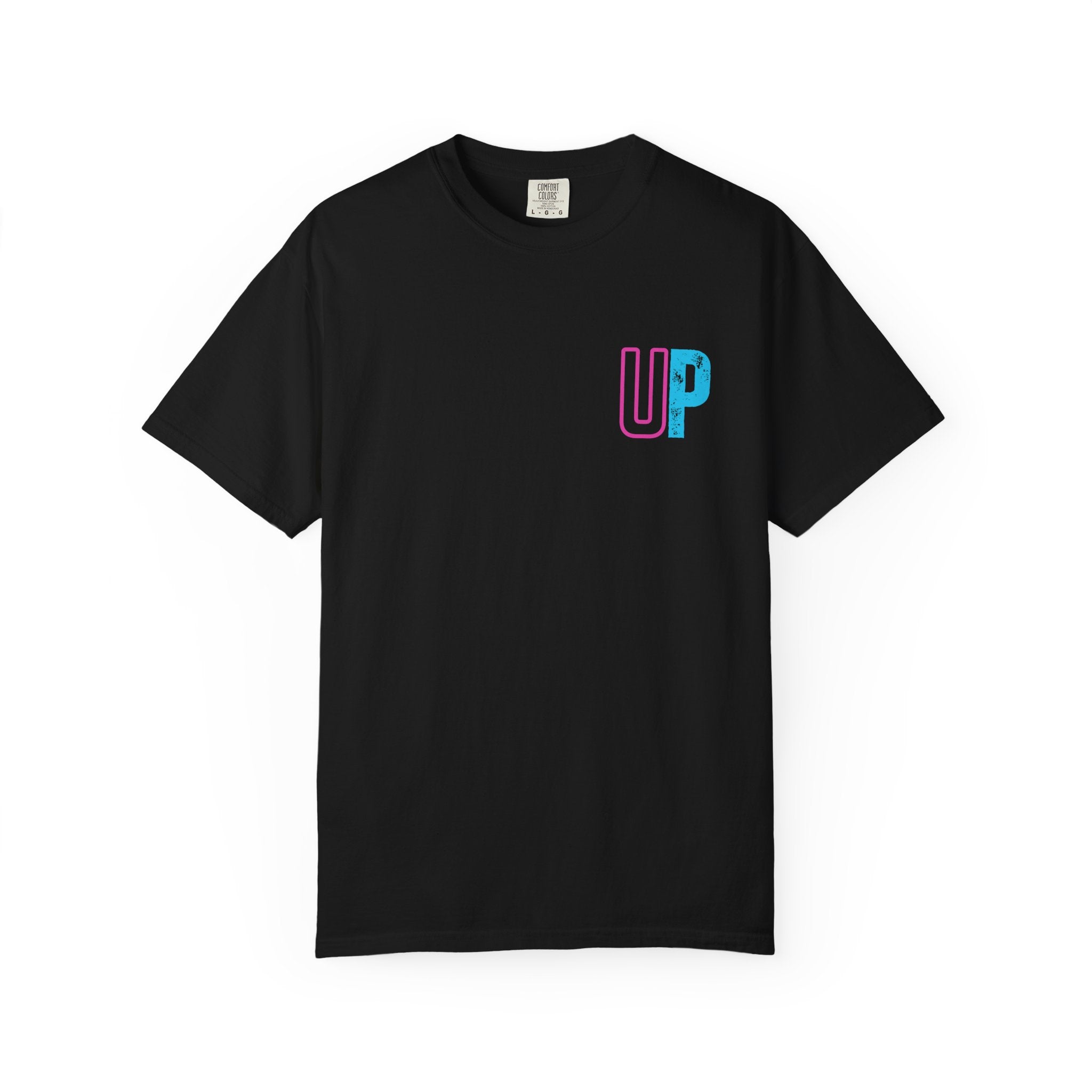 UP Block Logo T-Shirt – Minimal Chest Graphic, Casual Streetwear