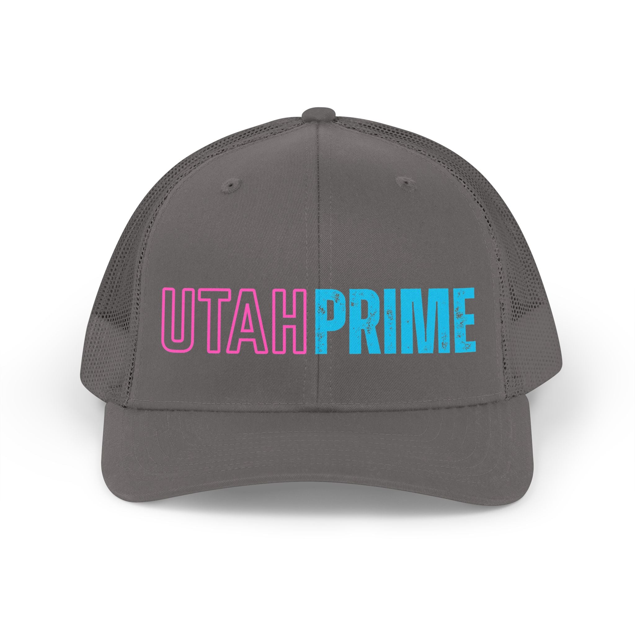 Utah Prime Trucker Hat | Retro Two-Tone Logo, Mesh Back