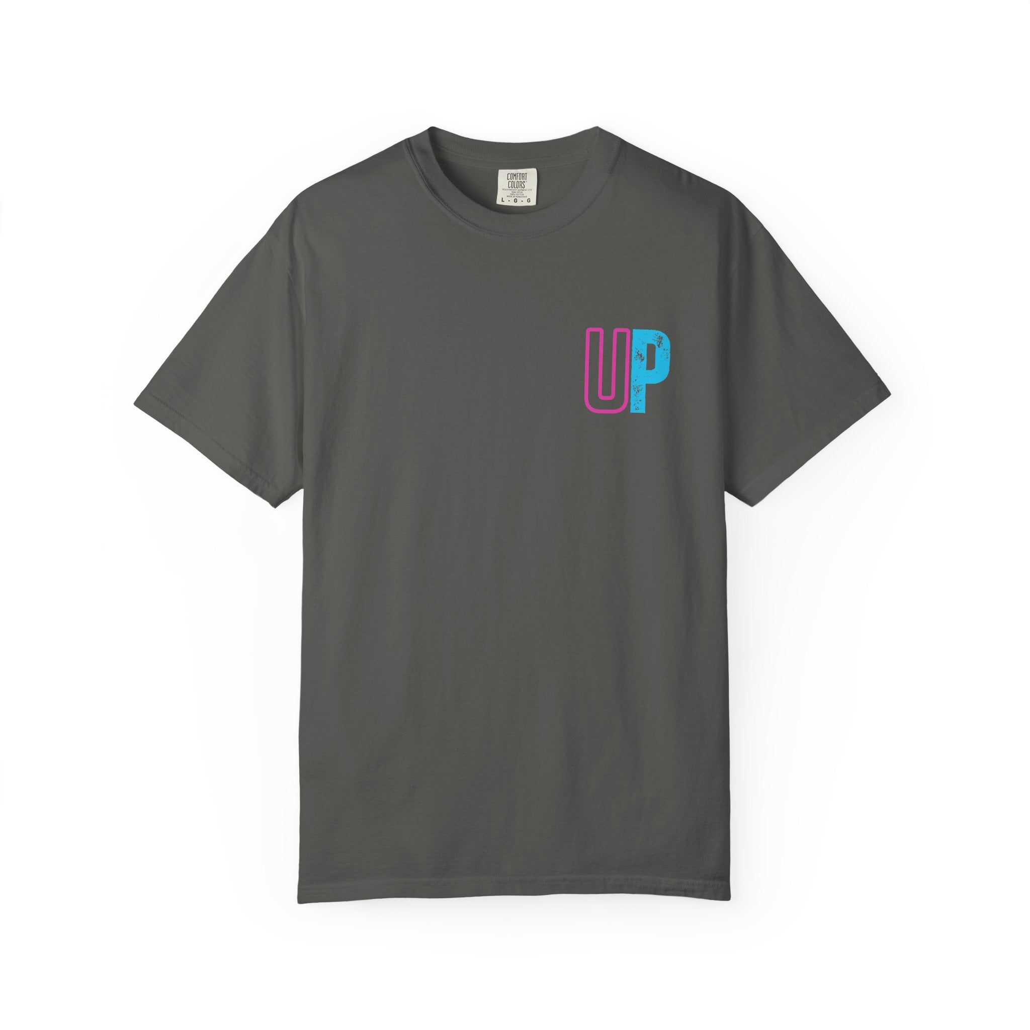 UP Block Logo T-Shirt – Minimal Chest Graphic, Casual Streetwear