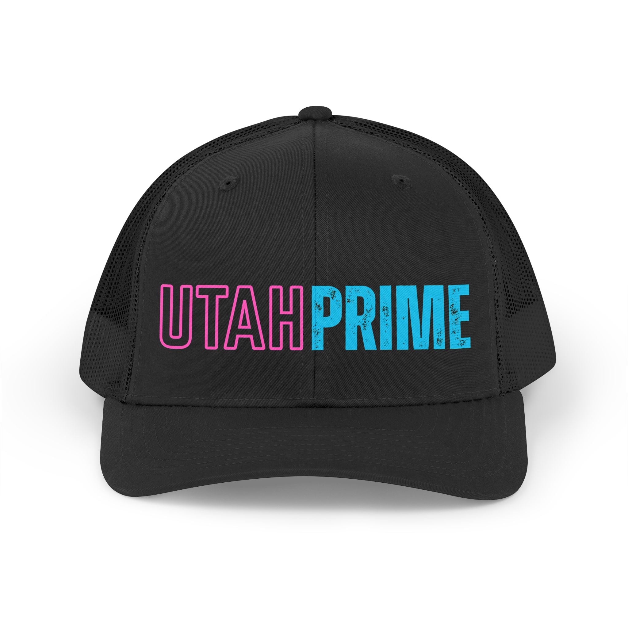 Utah Prime Trucker Hat | Retro Two-Tone Logo, Mesh Back