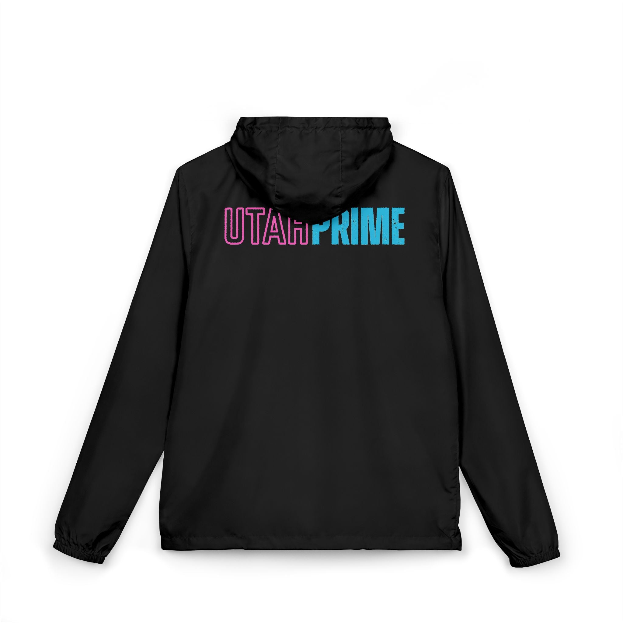 Block 'Prime' Windbreaker | Distressed Neon UP Logo