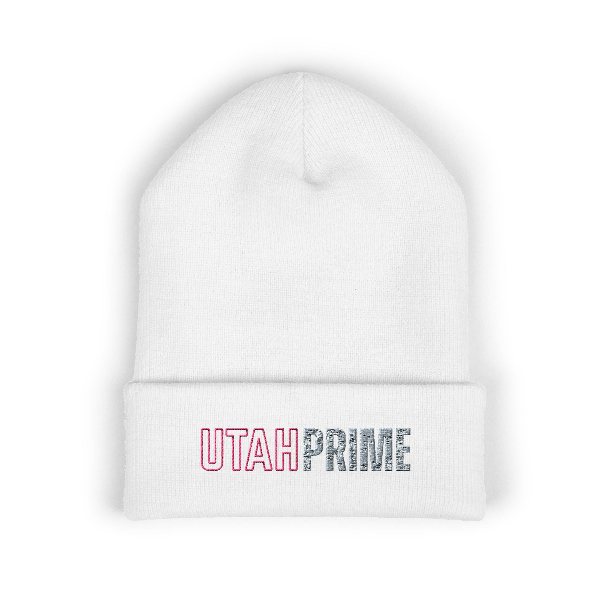 Utah Prime Embroidered Cuffed Beanie — Cozy Ski & Streetwear Winter Hat