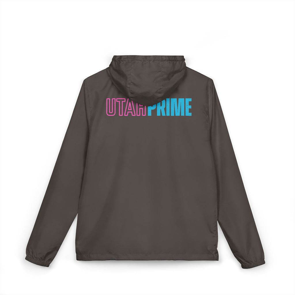 Block 'Prime' Windbreaker | Distressed Neon UP Logo