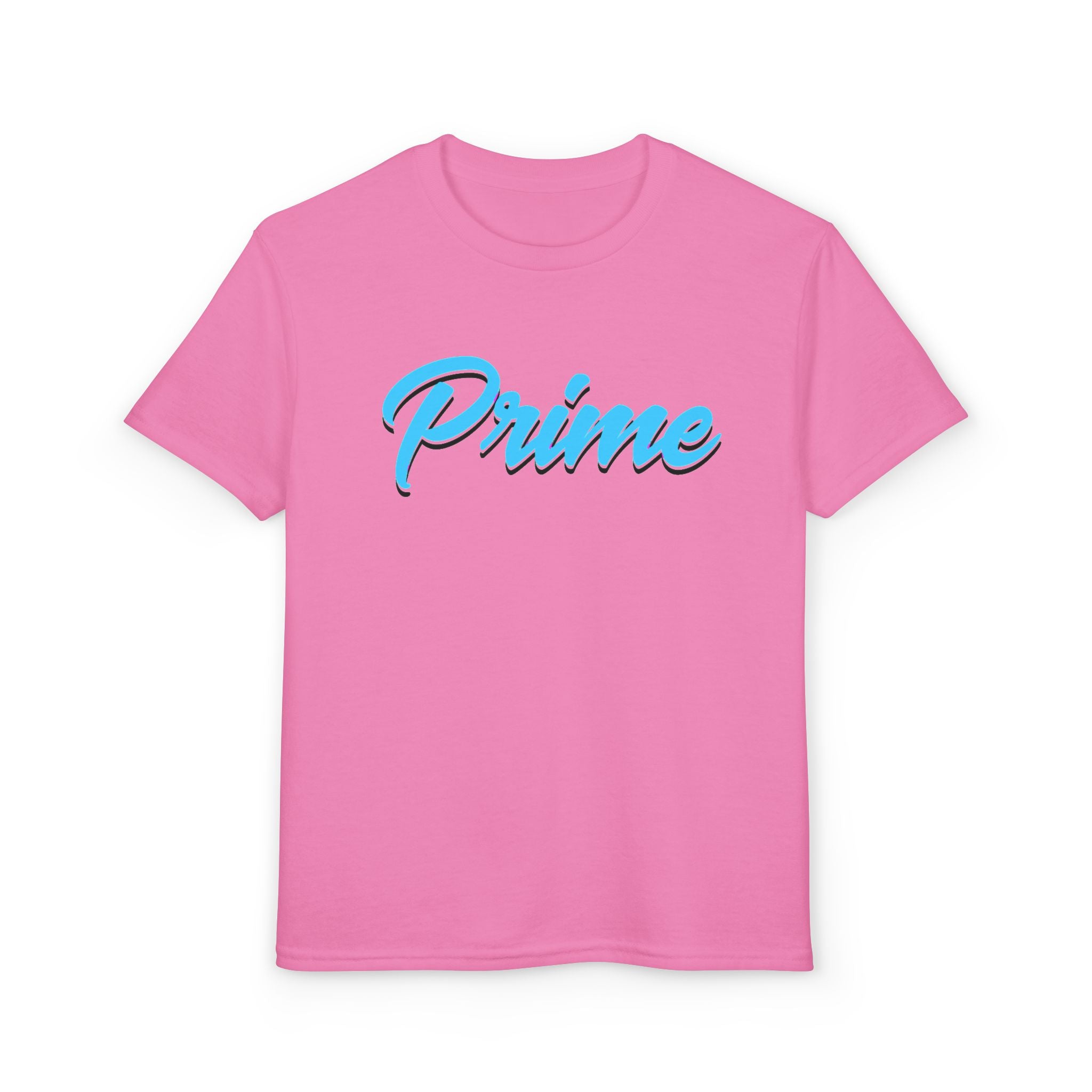 Youth 'Prime' T‑Shirt — Retro Neon Script Kids Tee