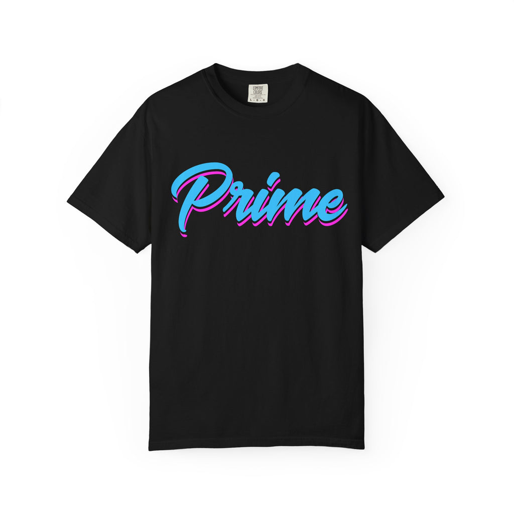 Prime Script T-Shirt — Retro Pastel 80s Vaporwave Graphic Tee