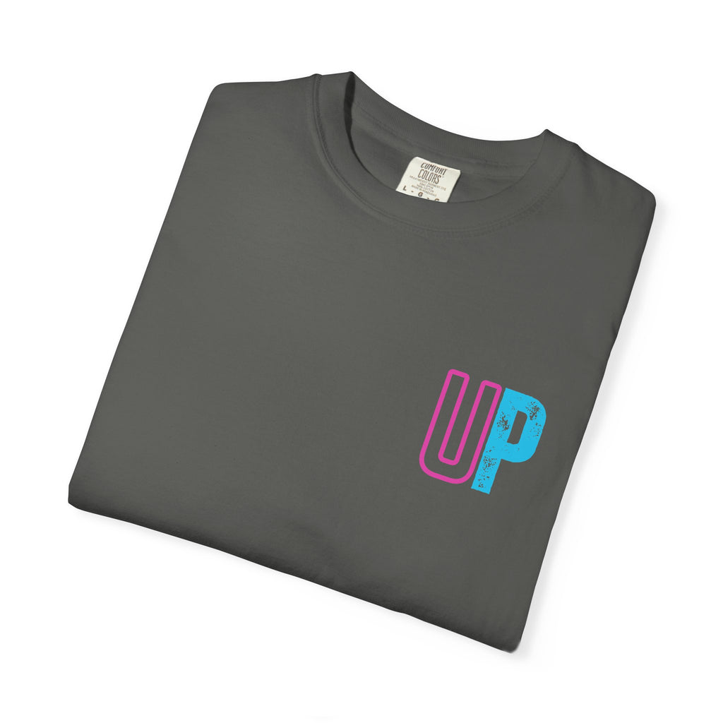 UP Block Logo T-Shirt – Minimal Chest Graphic, Casual Streetwear