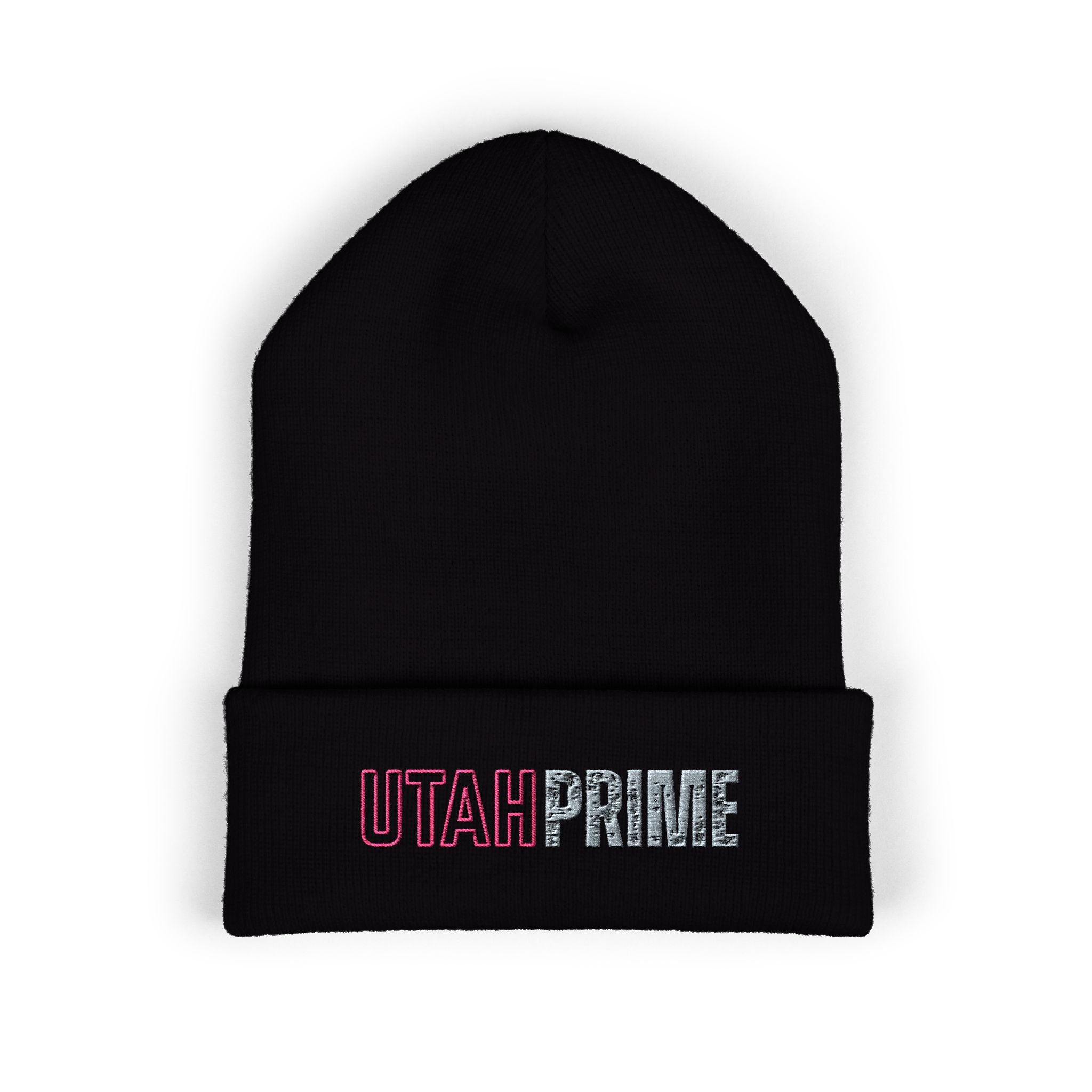 Utah Prime Embroidered Cuffed Beanie — Cozy Ski & Streetwear Winter Hat