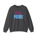 Utah PRIME Crewneck Sweatshirt — Retro Pink & Blue State Pride Pullover