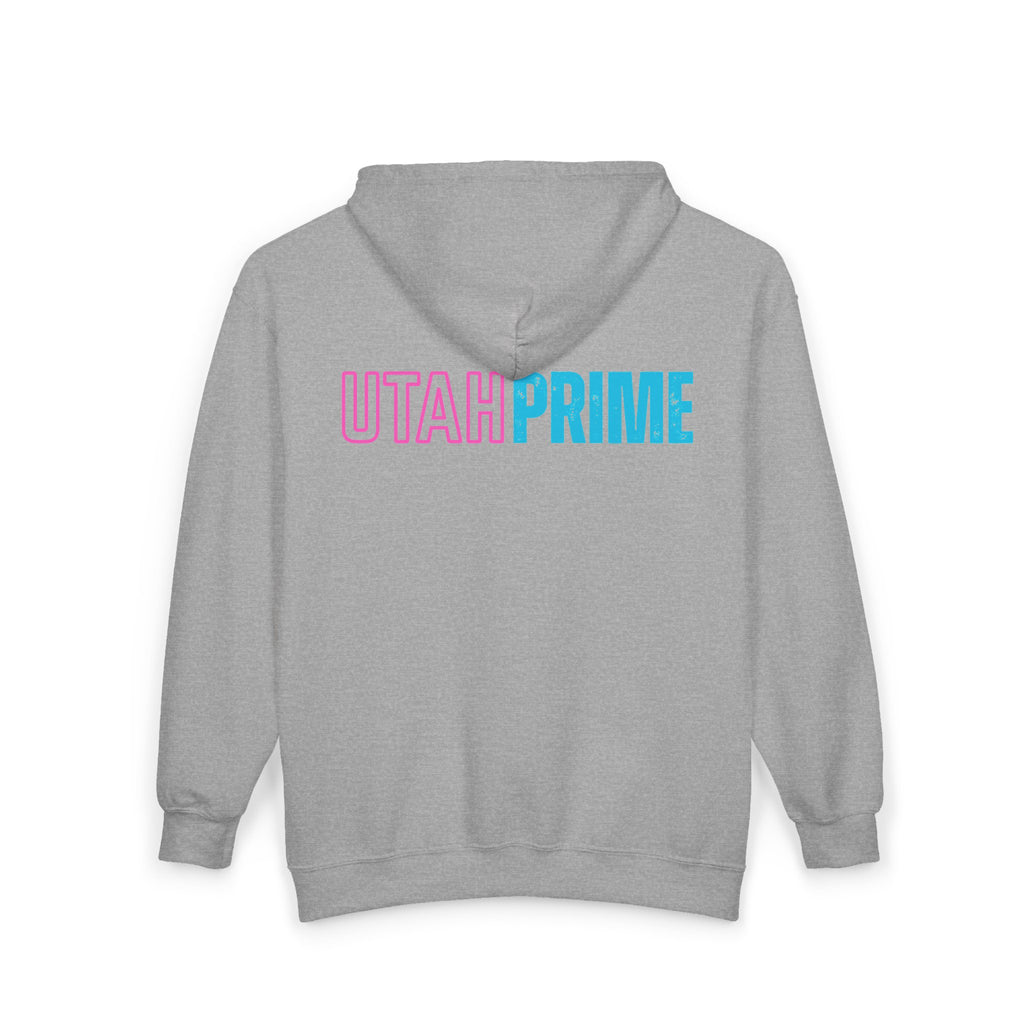 Utah Prime Hoodie Jacket | Block Neon Text