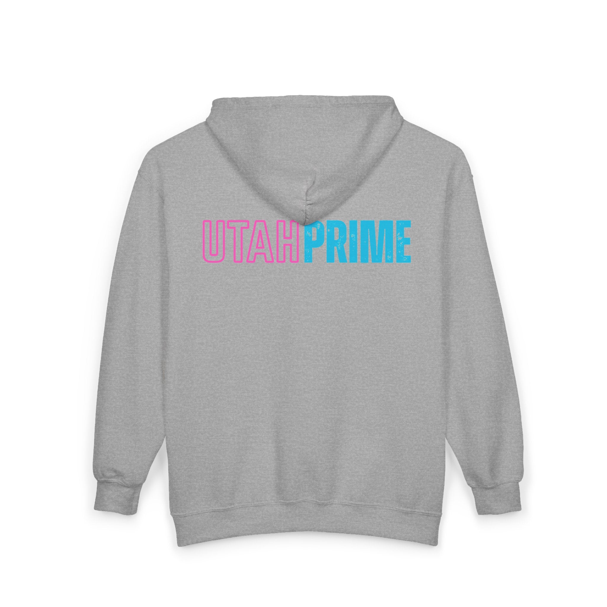 Utah Prime Hoodie Jacket | Block Neon Text