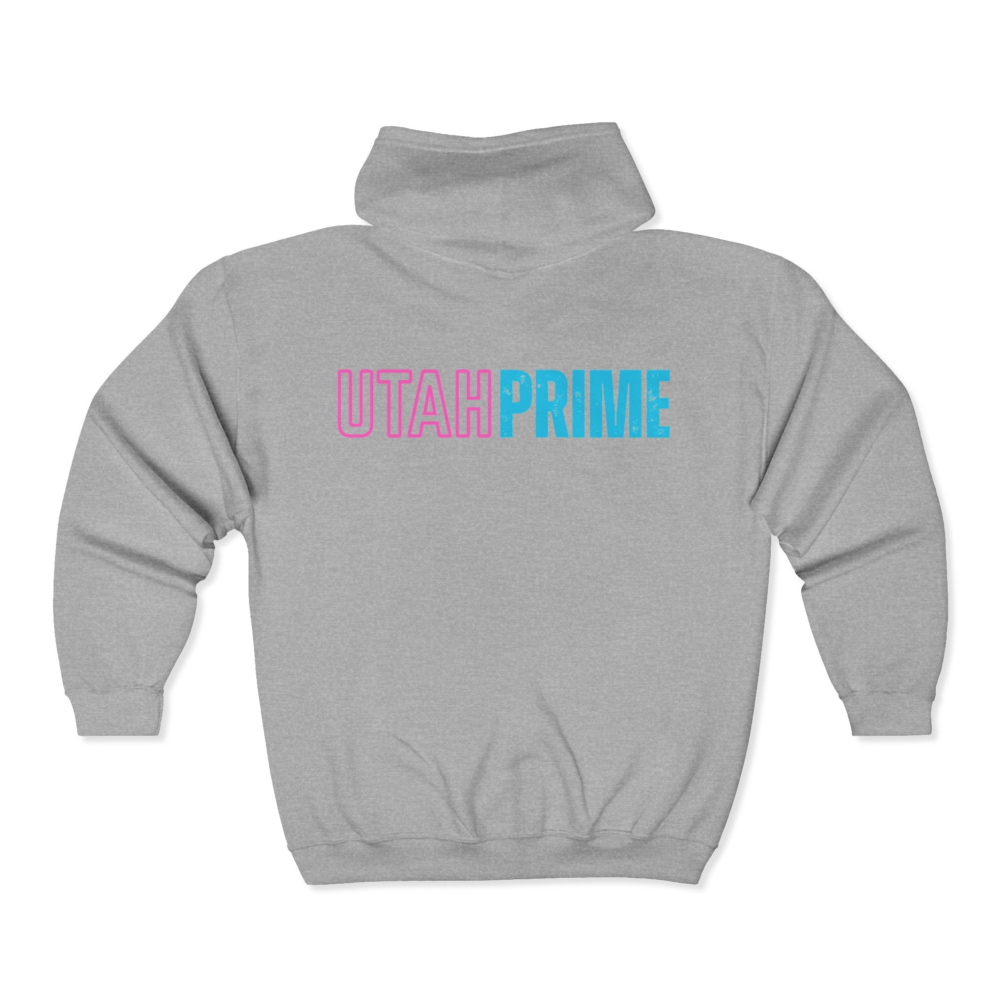 Utah Prime Hoodie Jacket | Block Neon Text
